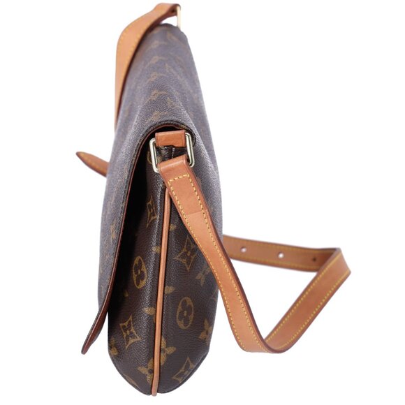 Louis Vuitton Brown Monogram Musette Tango Shoulder Bag Crossbody M51257 - Picture 5 of 12